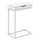 Monarch Specialties Accent Table - White / White Metal With A Drawer I 3601 - alternate 1